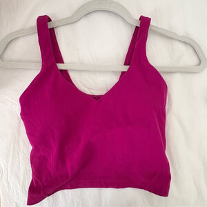 Lululemon Align Tank Top Magenta Purple Sz 2 A/B EUC